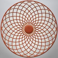 Závěsné svítidlo Skynest, brick red