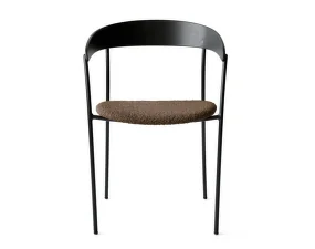 Židle Missing Armchair, black lacquered ash/Barnum 10