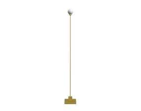 Přenosná stojací lampa Snowball, brass
