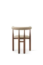 Čalouněná židle Bukowski, walnut/Megan 026