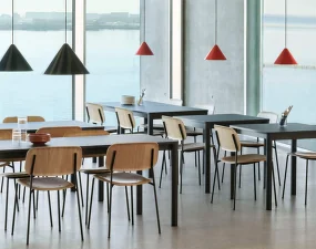 Stůl Annex Flush 240x80, anodized/lacquered oak