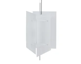 Závěsná lampa Oeste, clear glass