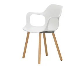 Židle HAL Armchair Wood, cotton white