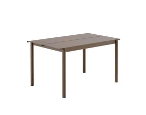 Stůl Linear Steel Table 140 cm, taupe