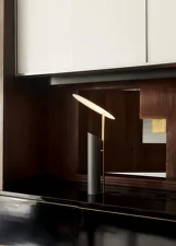 Stolní lampa Reflect, grey/satin