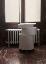 Stolek Barboy, white