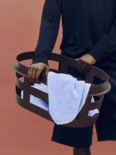 Koš Basket Small, bordeaux