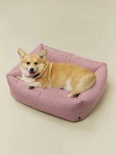 Psí pelíšek Dogs Bed M, red and white stripe