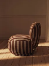 Křeslo Rico Piccolo Swivel Louisiana, sand/chocolate