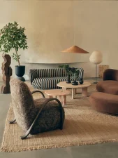 Křeslo Buur Sheepskin, sahara