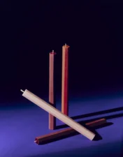 Svíčky Hexagon Candle set 4ks, berry