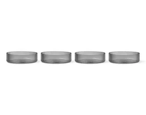 Misky Ripple set 4ks, smoked grey