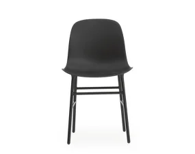 Židle Form, black/steel