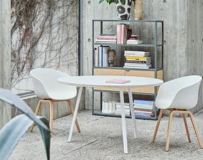 Židle AAC 22 Lacquered Oak Veneer, white 2.0