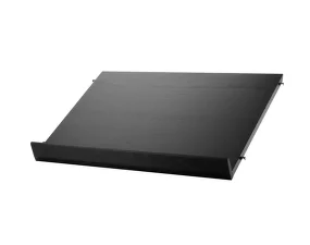 Police String Magazine Shelf 58 x 30, black ash