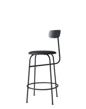 Barová židle Afteroom Counter Chair, black leather