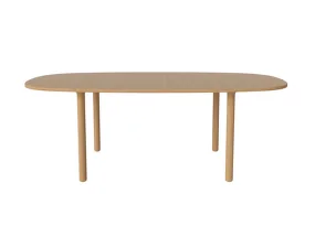 Rozkládací stůl Yacht round legs, oak veneer/oak