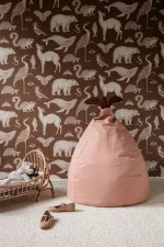 Sedací vak Pear, dusty rose