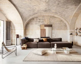 3-místná otevřená modulární sofa Catena, Cotton Linen