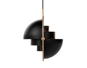 Závěsná lampa Multi-Lite Small, black/brass