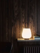 Přenosná stolní lampa Lucca, moss