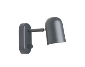 Nástěnná lampa Buddy, dark grey