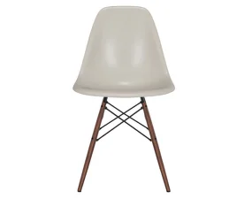 Židle Eames DSW, pebble / dark maple