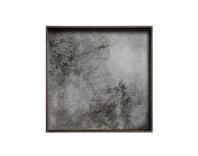 Tác Mirror Tray Square S, clear
