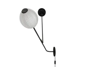 Nástěnná lampa Satellite, black & white
