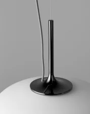 Závěsná lampa Stemlite, black chrome