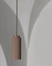 Závěsná lampa Donna 7, blush