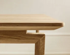 Lavice Nord 200 cm, white pigmented oiled oak