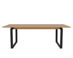 Jídelní stůl Nord 220 cm, black oak/oiled oak