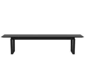 Lavice Nord 200 cm, black stained oiled oak
