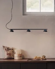 Závěsná lampa Blush rail 5, matt black