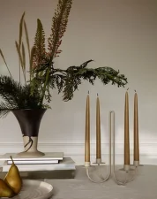 Svícen Sway Candelabra, cashmere