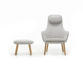 Křeslo HAL Lounge Chair & Ottoman, cream/sierra grey