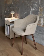 Židle Rely HW79 s područkami, Hallingdal 227/walnut