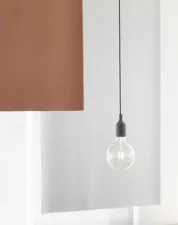 Závěsná LED lampa E27, dark grey