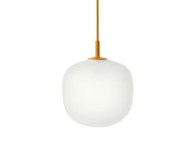 Závěsné svítidlo Rime Ø18, opal/orange