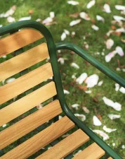 Židle s područkami Vig Robinia, dark green