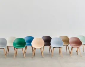 Židle AAC 222 Lacquered Walnut Veneer, clay