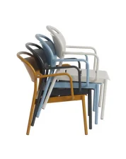 Křeslo Linear Steel Lounge Armchair, black