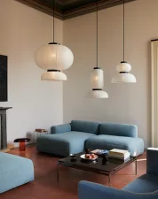 Stolek Sett LN13, dark chrome  / smoked cast glass