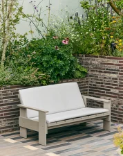 Polstrování Crate Lounge Sofa, sky grey