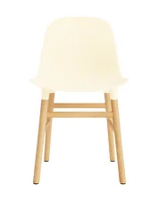 Židle Form, cream/oak