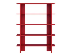 Policový regál Hes Bookcase, tomato red