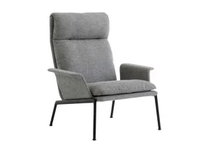 Křeslo Muno LN17 High Back w. Arms, Hallingdal 126/black