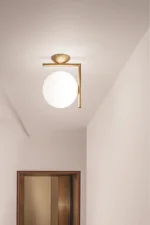 Nástěnné/stropní svítidlo IC C/W1, brass