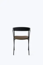 Židle Missing Armchair, black lacquered ash/Barnum 10